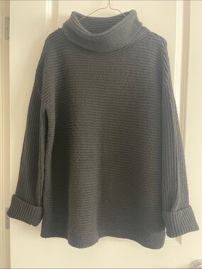 Pilcro by Anthropologie Cozy Knit Turtleneck Sweater - Black
